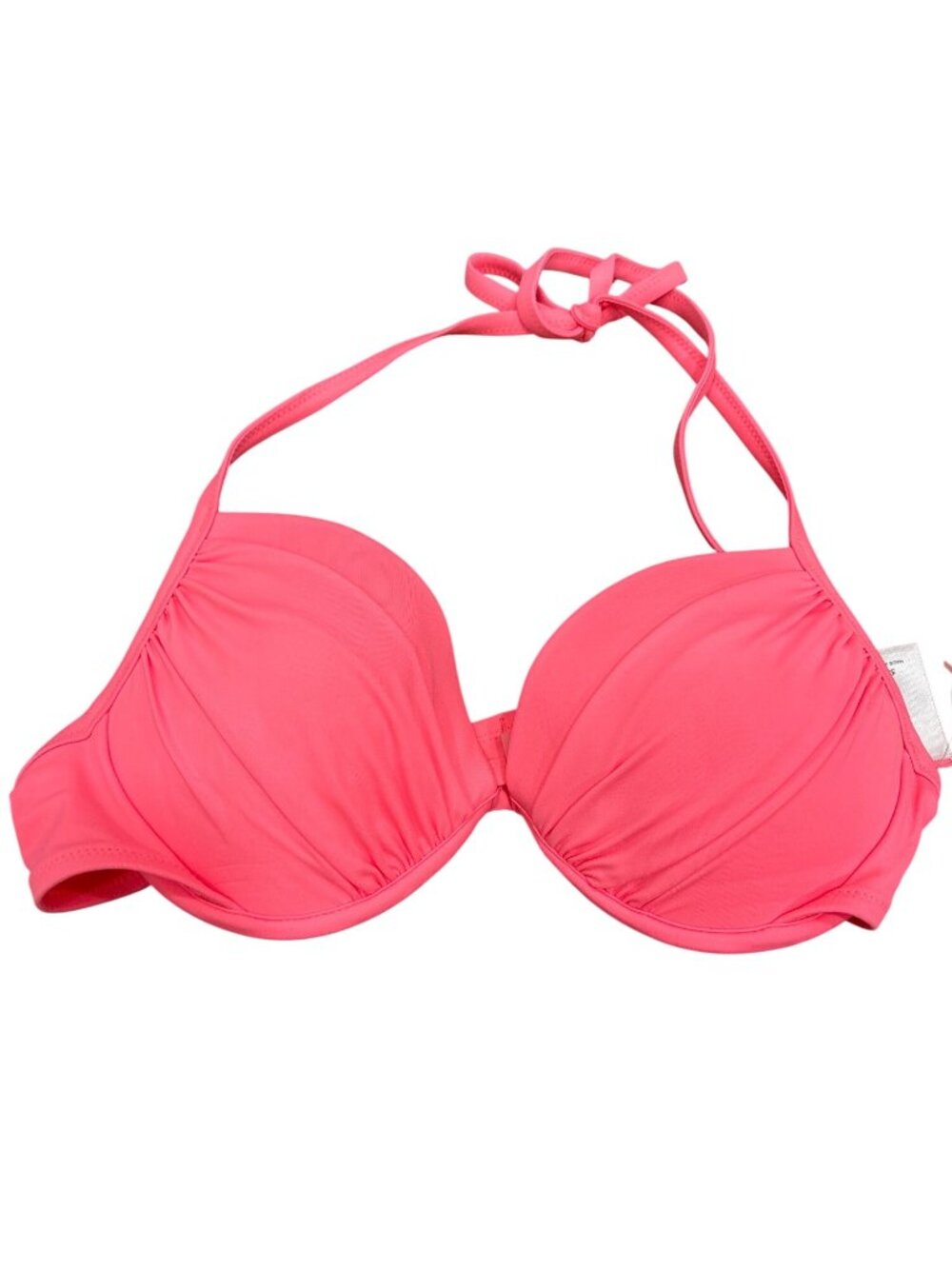 Pink Halter 38B Lightly Padded Adjust Strap Bikini Top Soft Girl Romanticcore